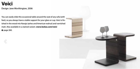 Image 1 of Leolux Voici side table solid wood