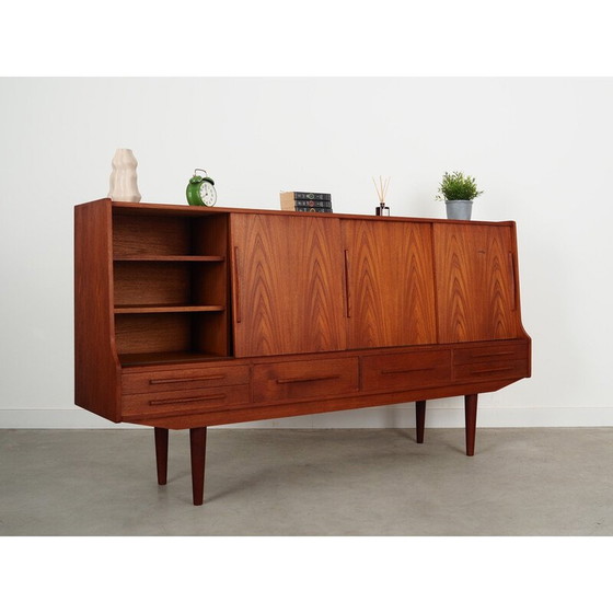 Image 1 of Credenza alta vintage in teak, Danimarca anni '60