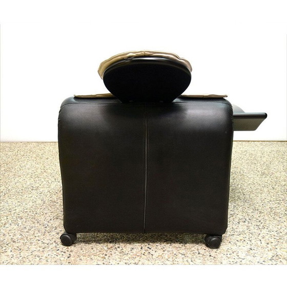 Image 1 of Vintage chaise longue on castors Italy 1980s