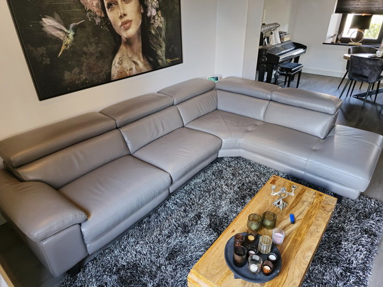 Image 1 of Goossens Leather Sofa