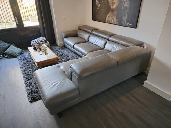 Image 1 of Goossens Leather Sofa