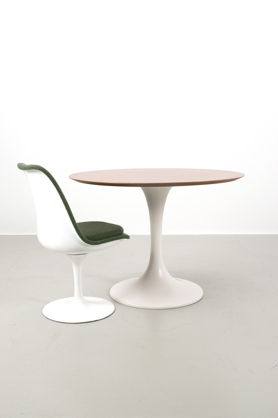 Image 1 of Tavolo vintage con piano impiallacciato in ciliegio