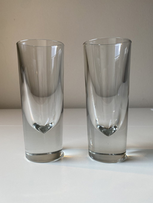 2x Carlo Moretti Bullet Cocktail Glasses