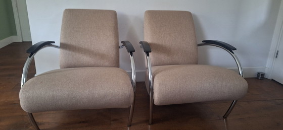 Image 1 of Gelderland Armchair 5470 Design Jan Des Bouvrie As New 2X