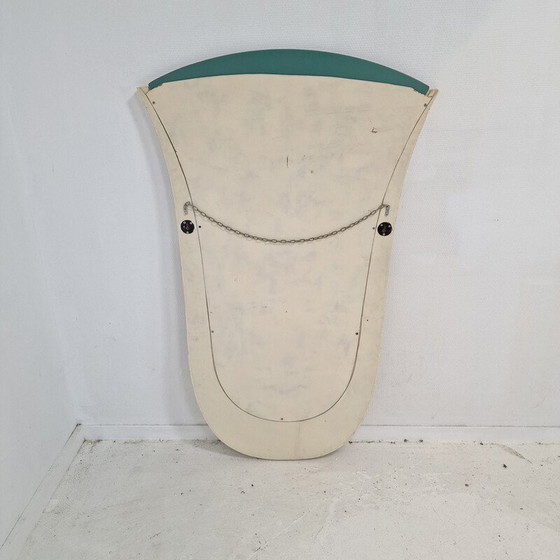 Image 1 of Vintage travertine frame wall mirror, Italy 1980
