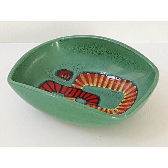 Image 1 of Vintage green ceramic cup by Elchinger