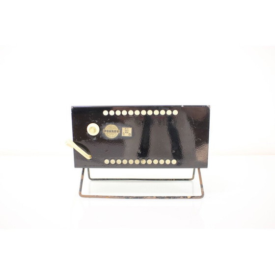 Image 1 of Lampada da tavolo vintage in metallo laccato di Pokrok Žilina, Cecoslovacchia 1960