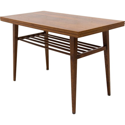 Vintage beech wood coffee table, Czechoslovakia 1960s