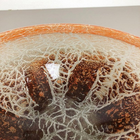 Image 1 of Vintage glass bowl by Karl Wiedmann for Wmf Ikora, Germany 1930