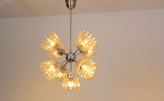 Image 1 of Massive Mid-Century Chandelier