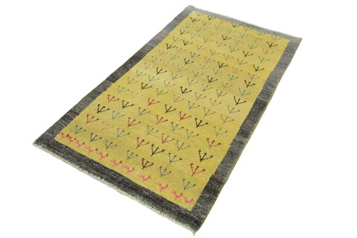 Hand-knotted Gabbeh Nomad Rug - 162 X 91 Cm