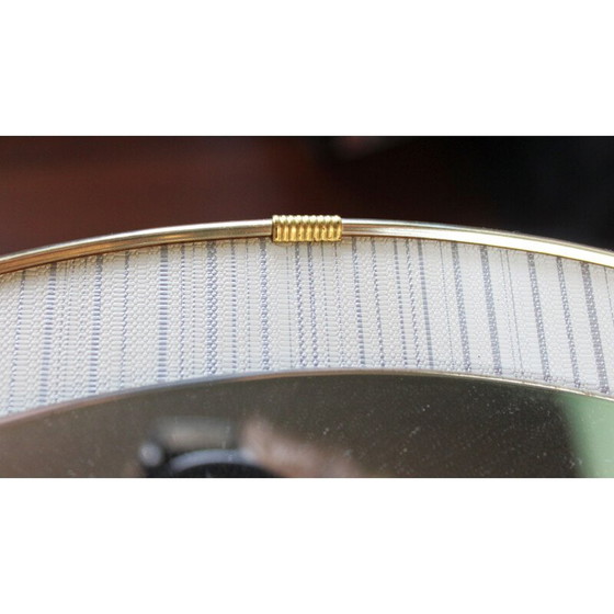 Image 1 of Specchio rotondo vintage in formica anni '50