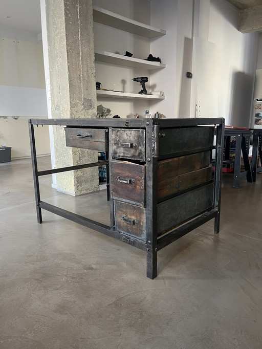 Banco da lavoro Chiné d&#39;epoca