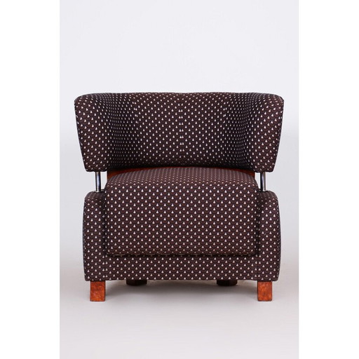 Vintage fabric armchair, France 1920s