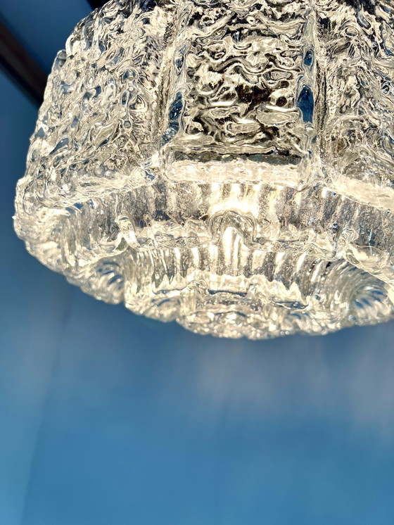 Image 1 of Crystal glass pendant lamp, Glashütte Limburg