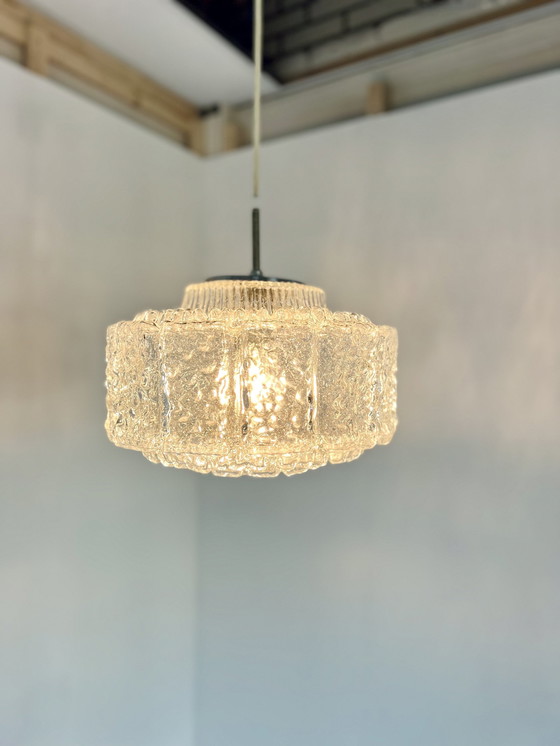 Image 1 of Crystal glass pendant lamp, Glashütte Limburg