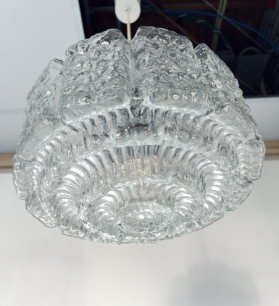 Image 1 of Crystal glass pendant lamp, Glashütte Limburg