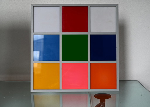 Lampe murale/de table Bruck 9 carreaux