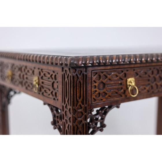 Image 1 of Vintage mahogany table, England 1950