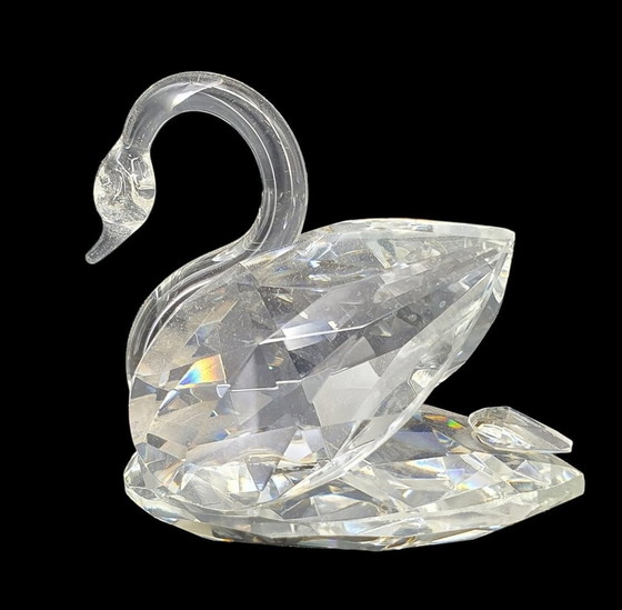 Image 1 of 1460 Swarovski Crystal Swan Crystal Swan