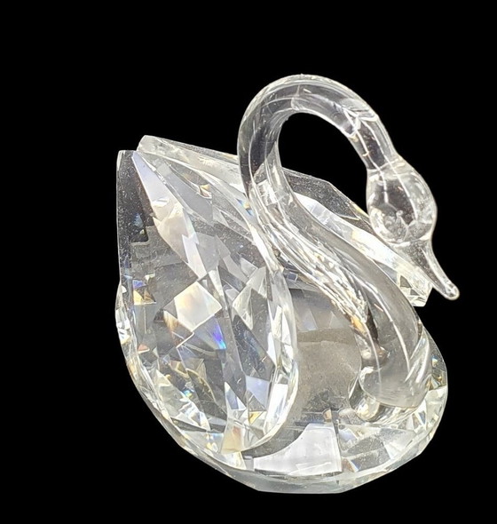 Image 1 of 1460 Swarovski Crystal Swan Crystal Swan