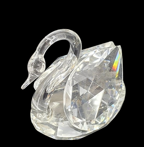 Image 1 of 1460 Swarovski Crystal Swan Crystal Swan