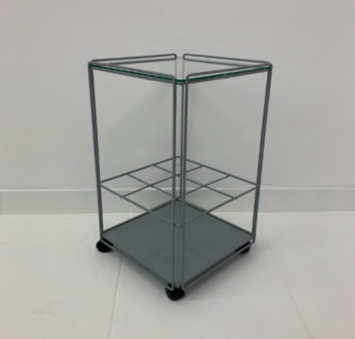 Max Sauze for Atrow 'Isocele' bar cart side table 1970's