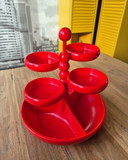 Vintage Snack Tower From Emsa - Red