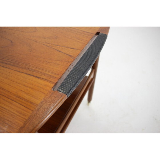 Image 1 of Vintage teak serving cart, Denmark 1960