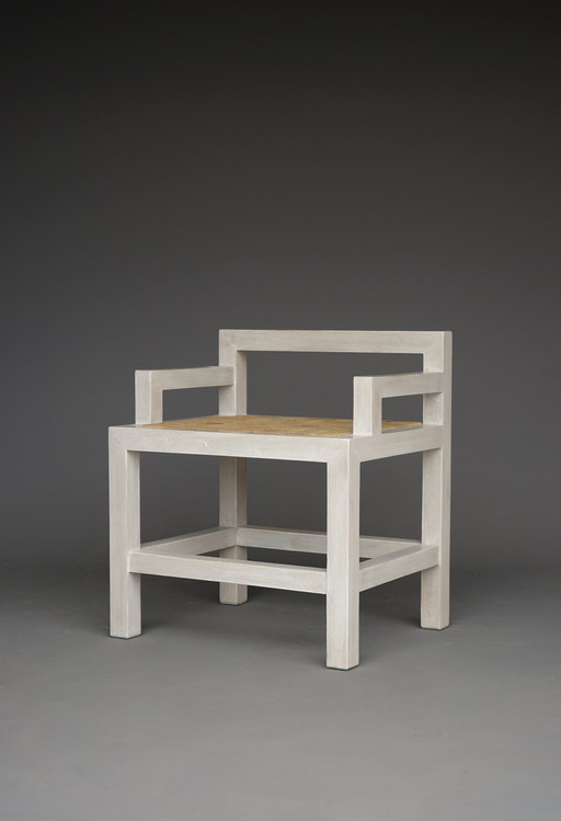 Chaise d'appoint minimaliste vintage, 1970