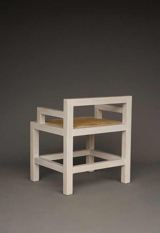 Chaise d'appoint minimaliste vintage, 1970