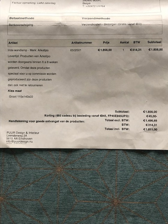 Image 1 of Lampada da parete Arketipo Iride