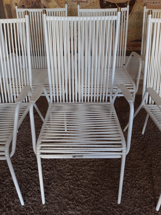 Image 1 of 8X Mauser "Spaghetti" Chairs, 1970