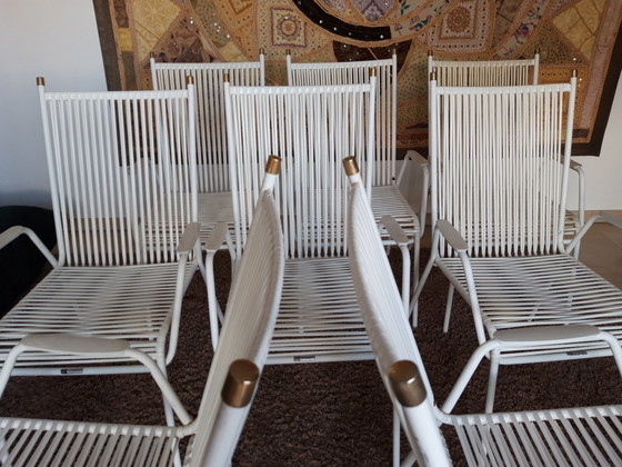 Image 1 of 8X Mauser "Spaghetti" Chairs, 1970