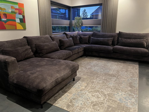 Corner sofa Carmen Room108 Dark Grey 68