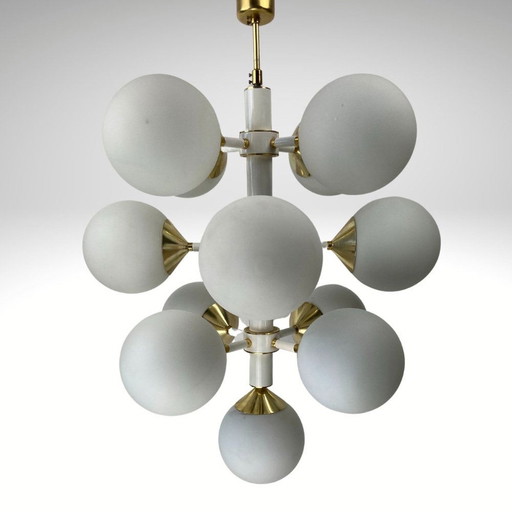 Atomic Sputnik Chandelier By Richard Essig, 1960S