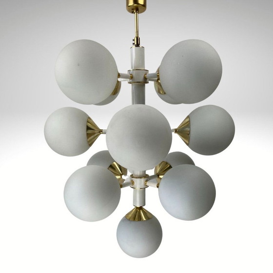 Image 1 of Atomic Sputnik Chandelier By Richard Essig, 1960S