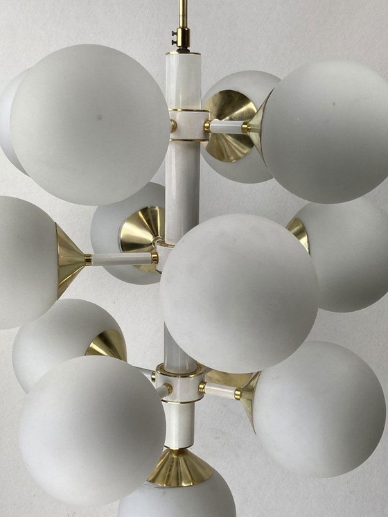 Image 1 of Atomic Sputnik Chandelier By Richard Essig, 1960S