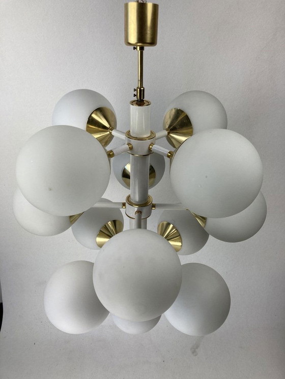 Image 1 of Atomic Sputnik Chandelier By Richard Essig, 1960S