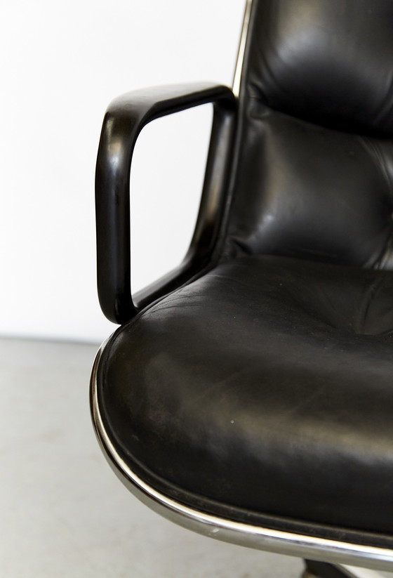 Image 1 of Executive Swivel Chair by Charles Pollock for Knoll International, 1960s