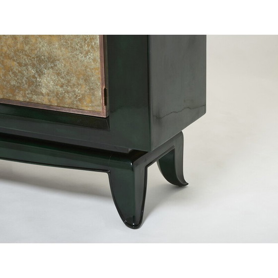 Image 1 of Vintage Art Deco lacquered cabinet by René Drouet and Pierre Adrien Ekman, 1938