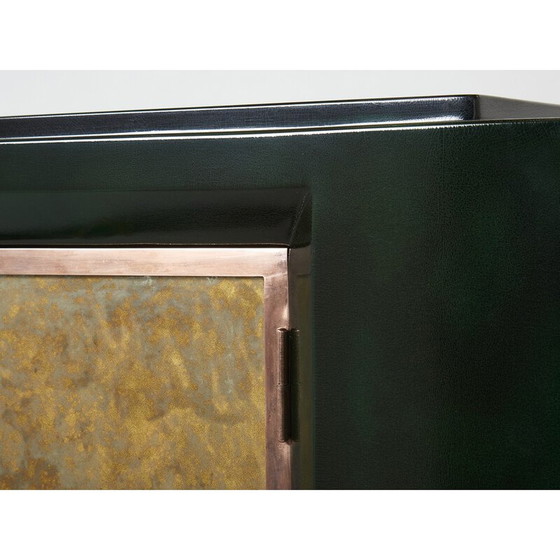 Image 1 of Vintage Art Deco lacquered cabinet by René Drouet and Pierre Adrien Ekman, 1938