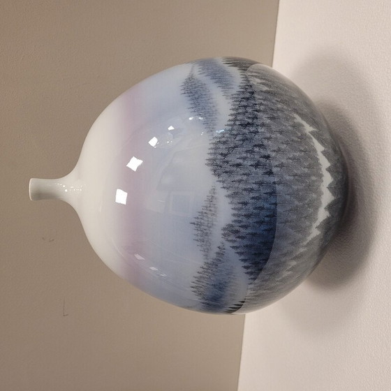 Image 1 of Vintage Arita porcelain vase by Fujii Shumei