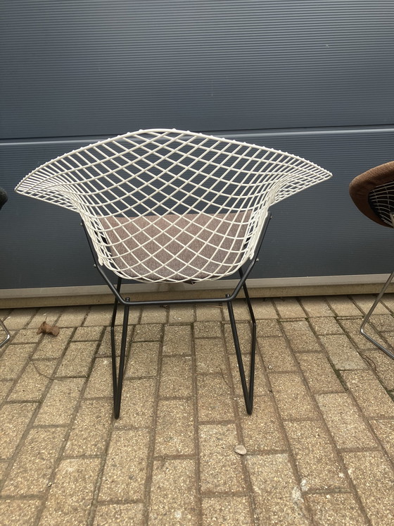 Image 1 of 5x Knoll Bertoia chaise Diamond tapissée