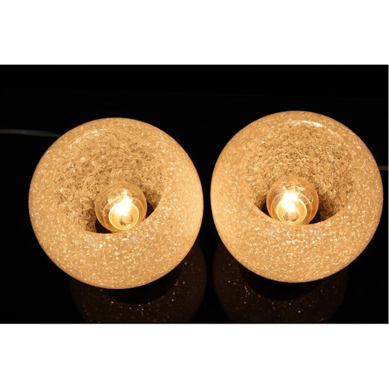 Image 1 of Coppia di lampade da tavolo vintage Space Age di Pokrok Zilina, anni '70