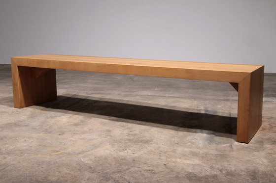 Image 1 of French Solid Oak Bench