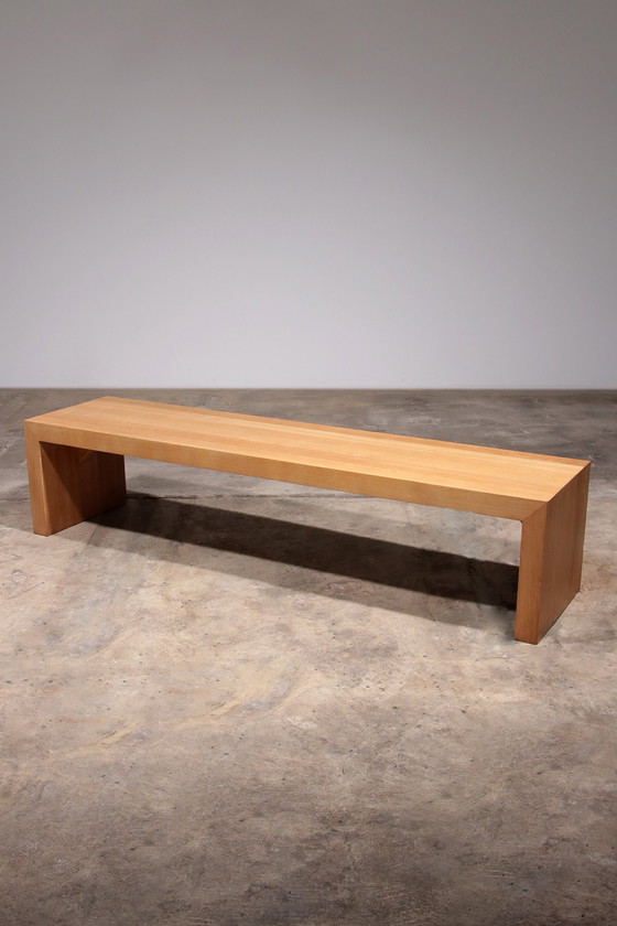 Image 1 of French Solid Oak Bench