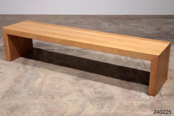 Image 1 of French Solid Oak Bench