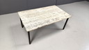 Vintage travertine coffee table, 1970s