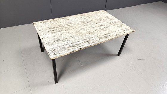 Image 1 of Vintage travertine coffee table, 1970s